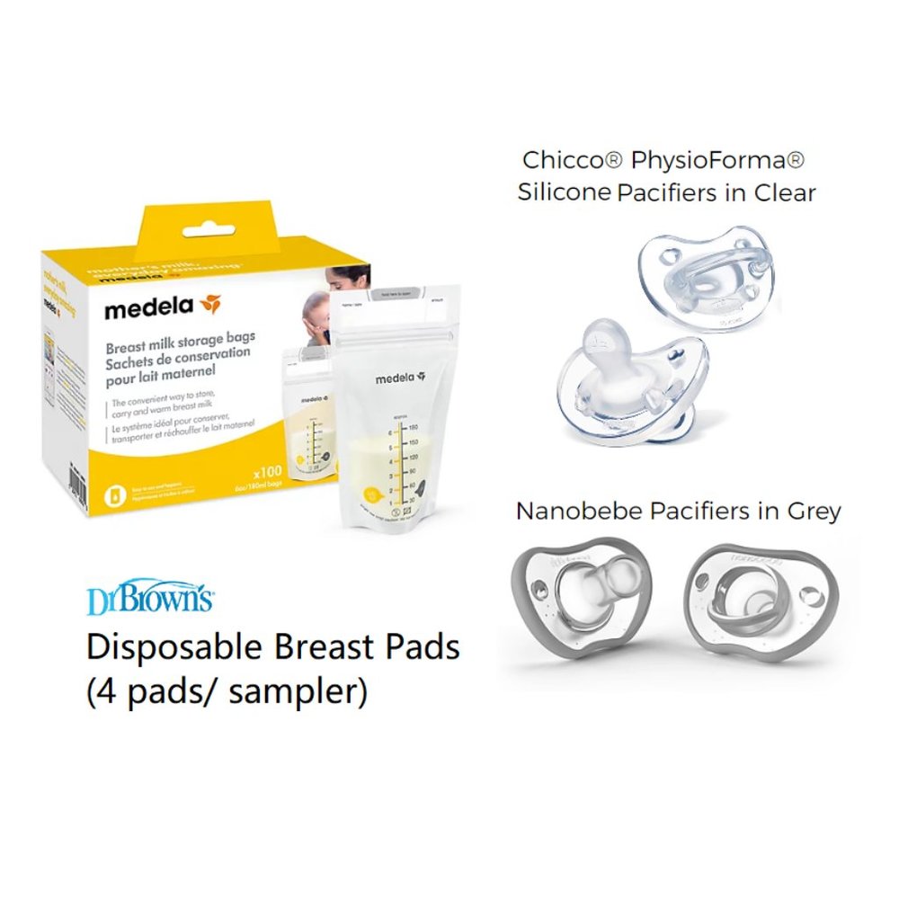 Medela Breast Milk Storage Bags + Free items (Value $15)